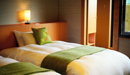 Traditional-Zweibettzimmer, Whirlpool, Meerblick (Japanese Style)