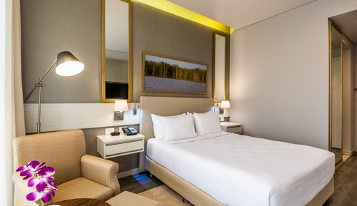 Standardzimmer, 1 Queen-Bett, Stadtblick