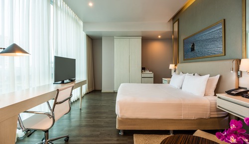 Premium-Zimmer, 1 King-Bett, Stadtblick, Eckzimmer