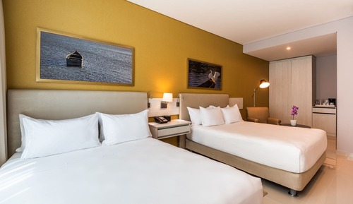 Standardzimmer, 2 Queen-Betten, Stadtblick (High Floor)