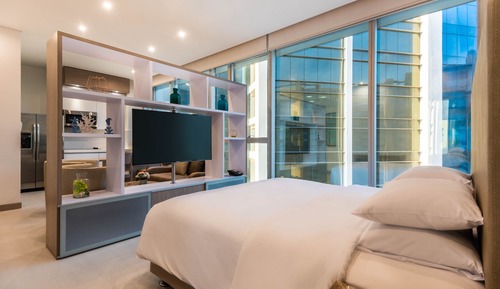 Standardzimmer, 1 King-Bett und Schlafsofa, Stadtblick (Worklife)