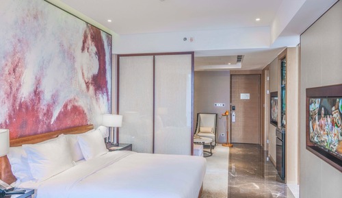 Junior-Suite, 1 King-Bett (Additional Living Area)