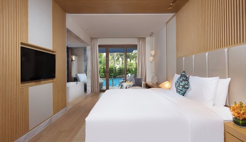 Zimmer, 1 King-Bett, Nichtraucher (Lagoon Pool)