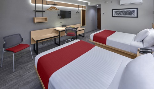 Standardzimmer, 2 Doppelbetten