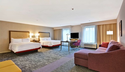 Zimmer, 2 Queen-Betten, Nichtraucher, Kühlschrank und Mikrowelle (Wet Bar)