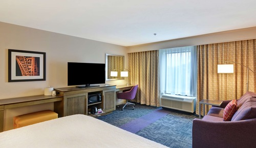 Zimmer, 1 King-Bett und Schlafsofa, Nichtraucher, Kühlschrank und Mikrowelle