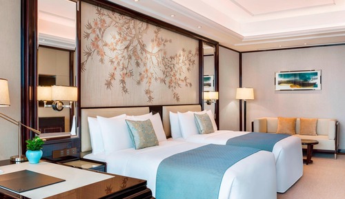 St Regis, Zweibettzimmer, 2 Doppelbetten, Stadtblick