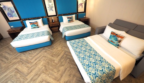 Familienzimmer, Seeseite (Premium Cabana)