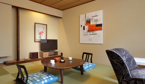 Traditional-Zimmer, Nichtraucher (Partial Open-air Bath, HATSUNE)