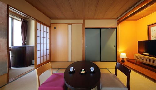 Traditional-Zimmer, Nichtraucher, Gemeinschaftsbad (Partial Open-air Bath, HATSUNE)