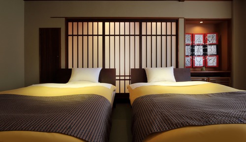 Traditional-Zweibettzimmer, Nichtraucher, eigenes Bad (Modern Japanese-Bali Style, KAYA)