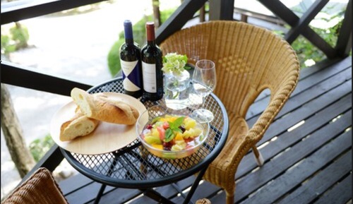 Superior-Ferienhaus, Bergblick, Bergseite (Type B)