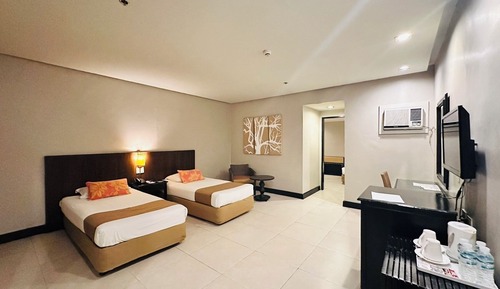 Familien-Vierbettzimmer, Balkon