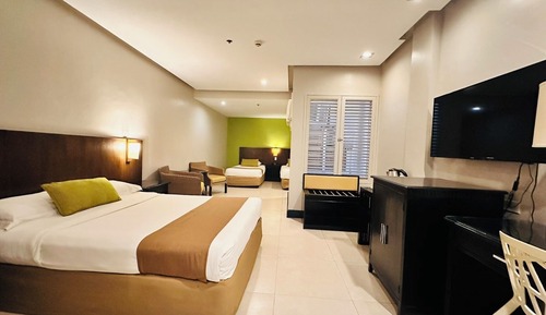 Familien-Vierbettzimmer, Balkon