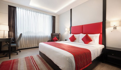 Zimmer, 1 King-Bett, barrierefrei