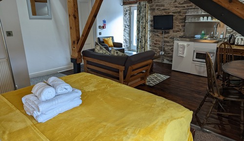 Panoramic-Apartment, 1 King-Bett und Schlafsofa, Küche, Seeblick