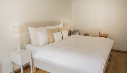 City-Apartment, 1 Queen-Bett und Schlafsofa, Stadtblick