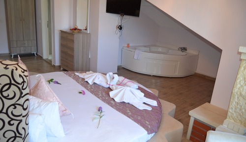 Honeymoon-Doppelzimmer, 1 Doppelbett, Whirlpool