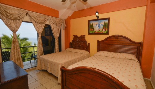 Doppelzimmer, Küche, Meerblick