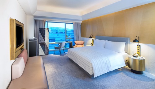 Zimmer, 1 King-Bett, Nichtraucher, Stadtblick