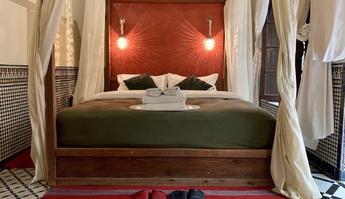 Doppelzimmer, Blick auf den Innenhof