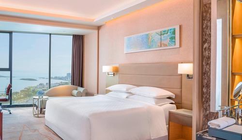 Zimmer, 1 King-Bett, Meerblick