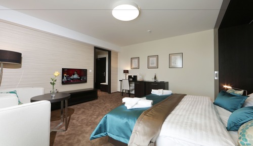 Superior-Doppel- oder -Zweibettzimmer, Balkon, Seeblick