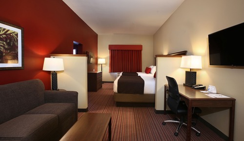 Suite, 2 Queen-Betten, Nichtraucher, Kühlschrank und Mikrowelle (Shower Only;with Sofabed)