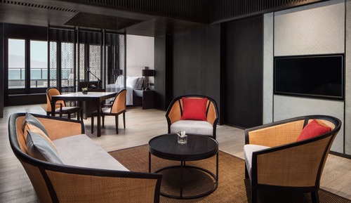 Executive-Suite, 1 King-Bett, Terrasse, Seeblick (Lounge Access)