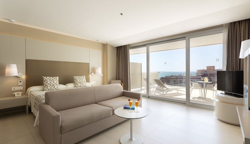 Junior-Zimmer, Terrasse, Meerblick