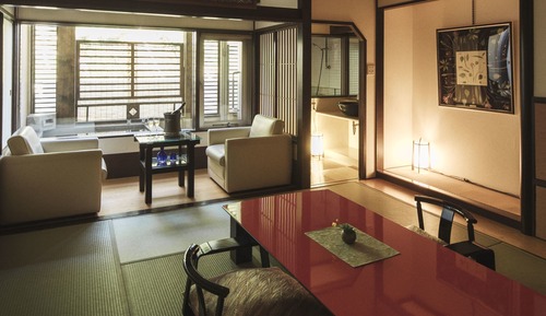 Traditional-Zimmer (Maisonette, Open-air Bath, 3 Futons)