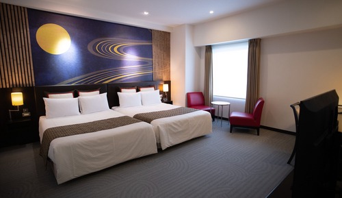 Zweibettzimmer, 2 Schlafzimmer, Nichtraucher (with View Bath)