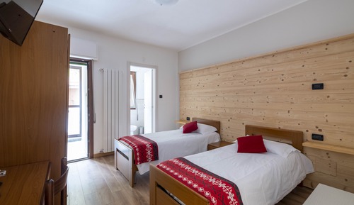 Zweibettzimmer, 2 Einzelbetten, Balkon