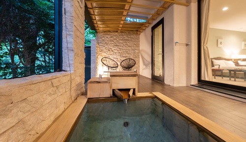 Deluxe-Zweibettzimmer, Nichtraucher (Open Air Bath, Annex)