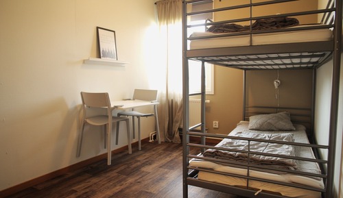 Zweibettzimmer, Gemeinschaftsbad (Hostel)