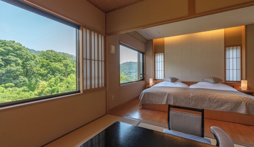 Traditional-Zimmer, Gartenblick, Eckzimmer (Special Room, Semi Open-air bath)