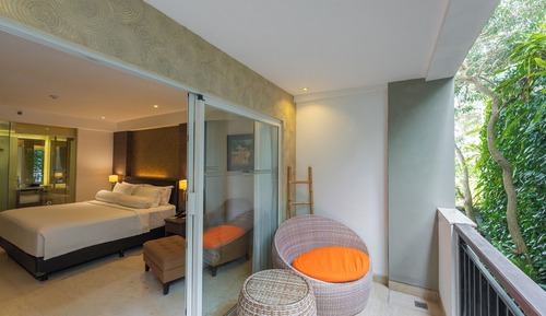 Zimmer, 1 King-Bett, Balkon