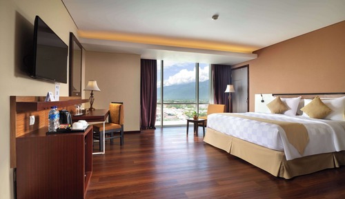 Deluxe-Zimmer, 1 Queen-Bett, Raucher, Stadtblick