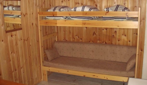 Ferienhütte, Gemeinschaftsbad (Triple)