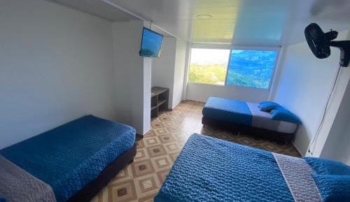 Family Room with Mountain View