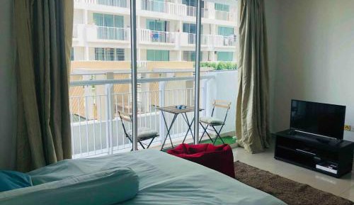 Studio with Pool View