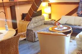 Oberaula Haus | Reiterhof Aumühle (Oberaula) -, Doppelzimmer Nr. 2 mit Schlafsofa, Etagendusche und Etagen-WC