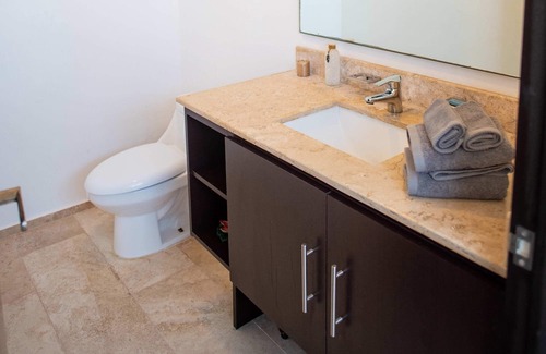 Chicxulub Puerto Wohnung | Ocean views from all rooms of this Beachfront unit