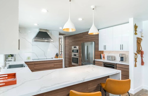 Continental Foothills Haus | Designer dream home with opulent backyard, private pool, hot tub, game room & AC