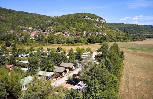Ornans Skihütte | Luxe Sanitary XL 6 Pers. Villatent at 4-star campsite La Roche d'Ully