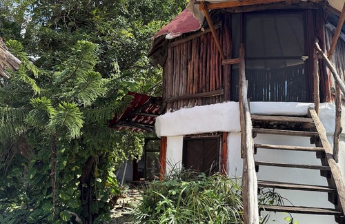 Tulum City Center Kabine | Beautiful treehouse in the heart of Tulum