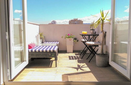 Espinho Wohnung | Panorama Studio ❤️ with Amazing Penthouse Balcony