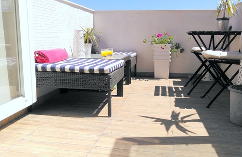 Espinho Wohnung | Panorama Studio ❤️ with Amazing Penthouse Balcony