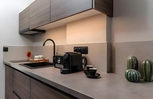 Mikri Vigla Wohnung | Apartment 'Afros Beachfront 2' with Sea View, Wi-Fi and Air Conditioning
