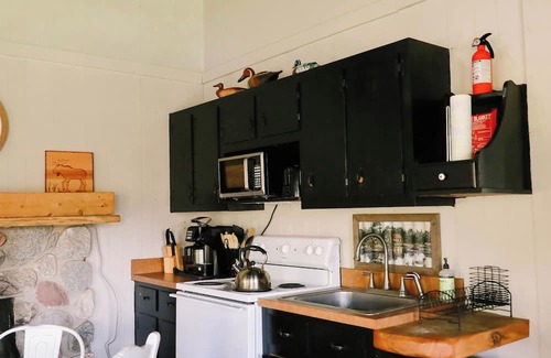 Cheboygan County Haus | Cozy 1-loft room house with Fast WiFi, in charming Indian River. Near Mackinaw.